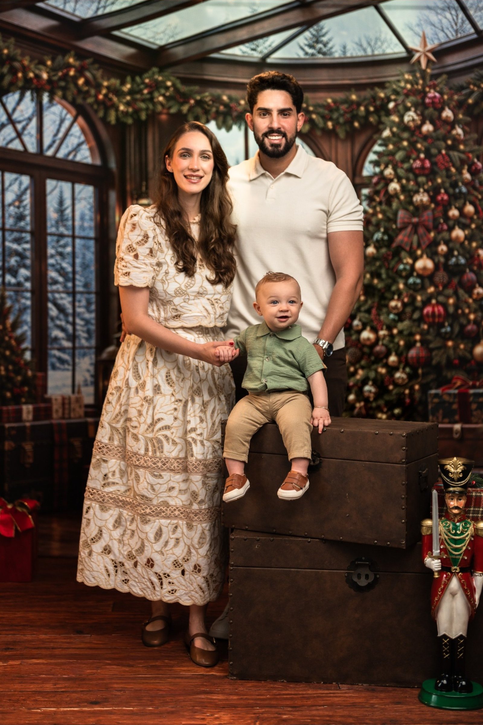Natal Clássico — Ensaio em família