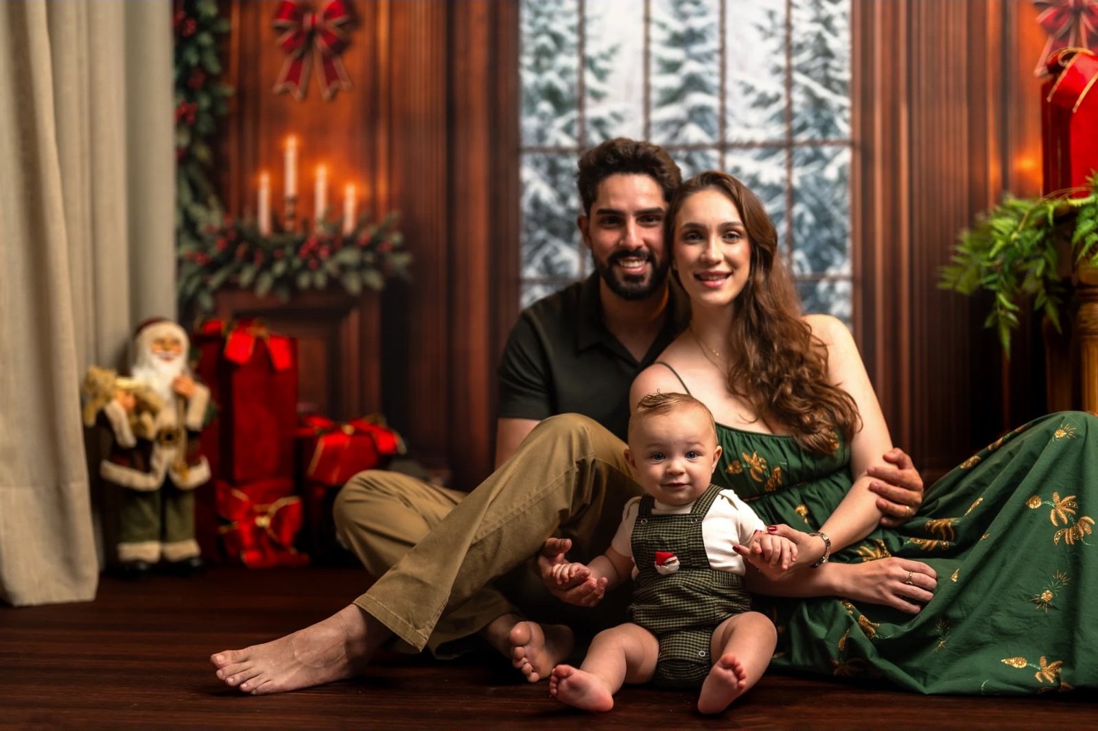 Natal Varanda Natalina — Ensaio em família